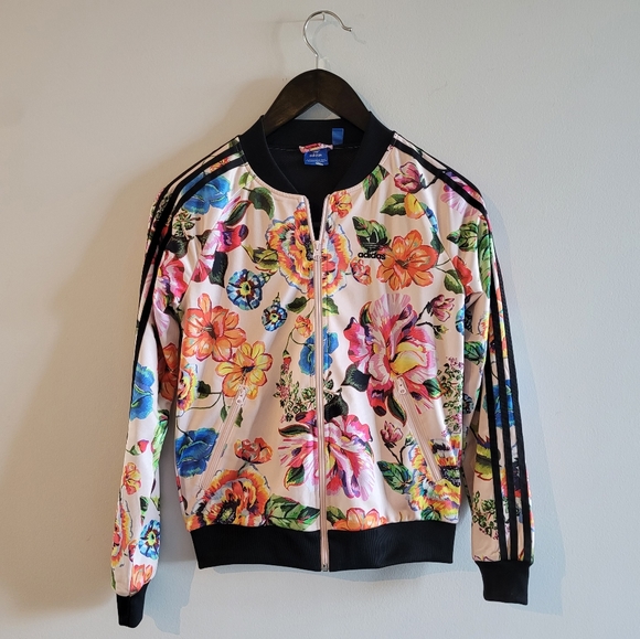adidas Jackets & Blazers - Adidas Floral Sst Women's Track Jacket Size XS